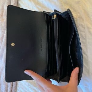 Black and gold Michael kors wallet